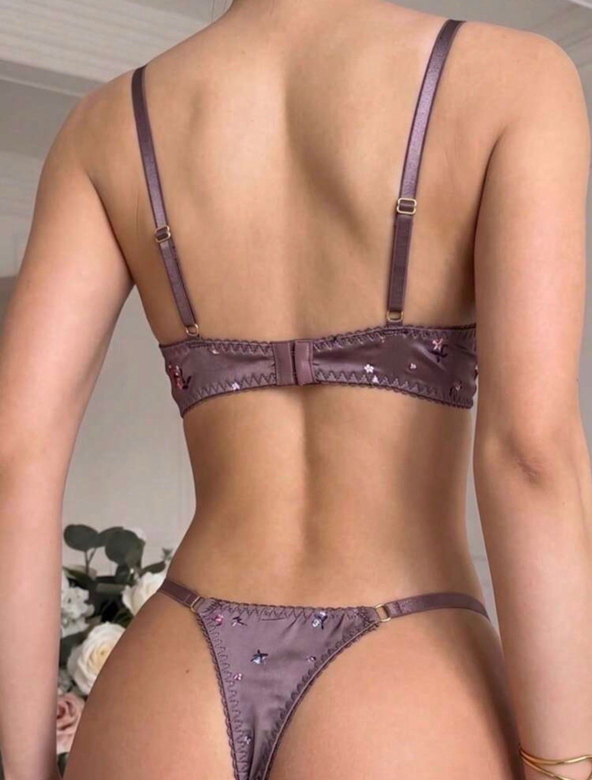 Washington Two Piece Floral Lingerie
