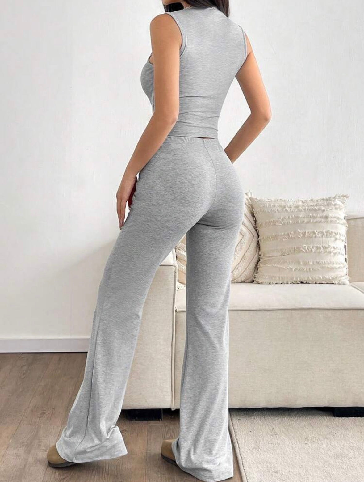 Gray Knitting Lounge / Active Set