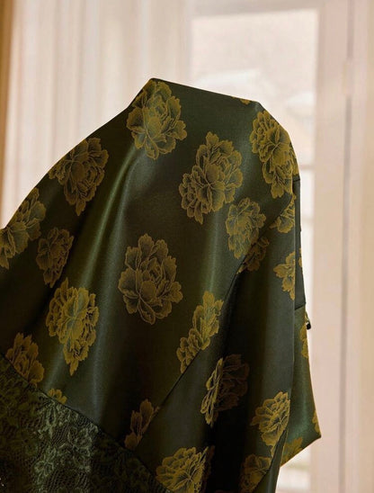 Aliya Flowerie Satin Sleepwear