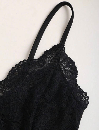 Noir Black Lace Jumpsuit