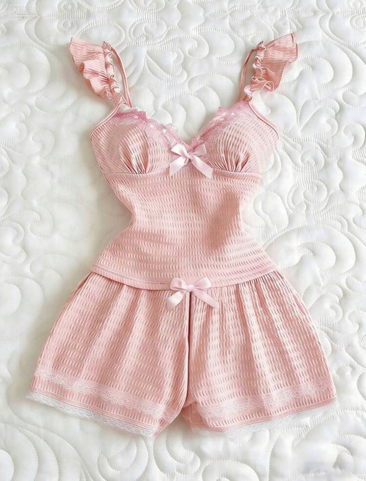 Billie Knit Rose Dream Pajamass