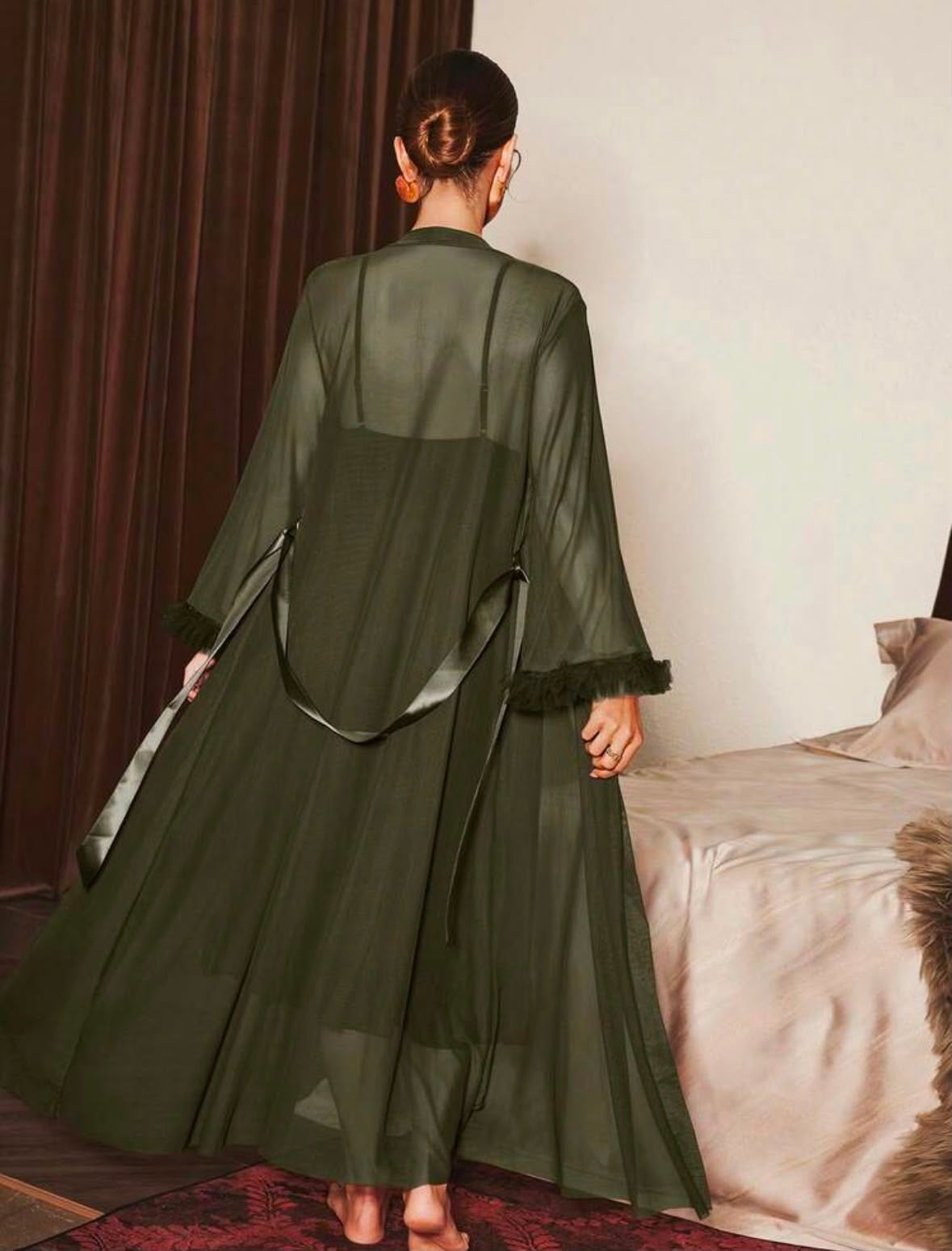 The Velvet Luxury Night Gown Set