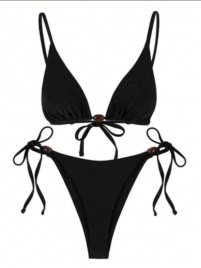 Eclipse Noir Bikini Set - Black