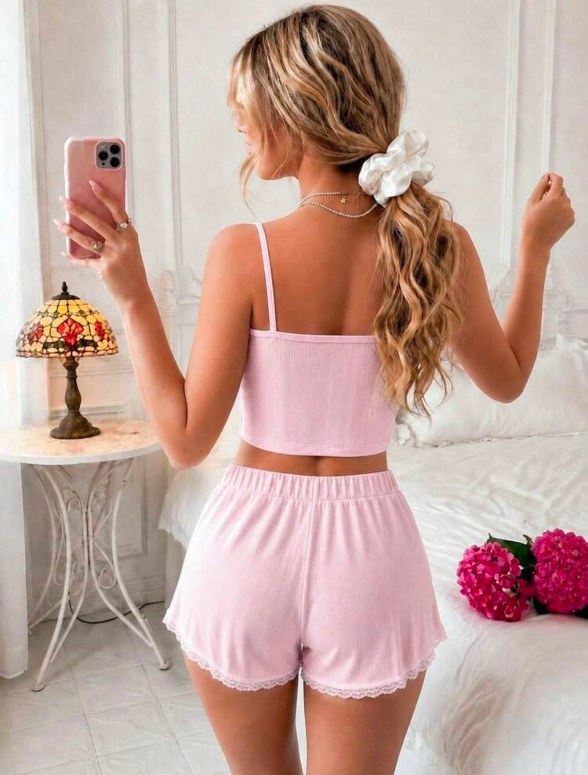 Otawa Sweet Pastel Cami & Shorts