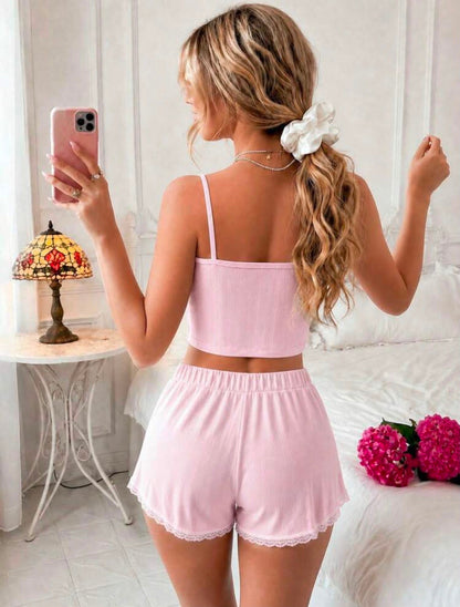 Otawa Sweet Pastel Cami & Shorts