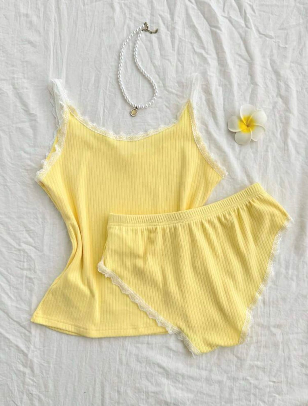 Kisses Knitting Two Piece Pajamas