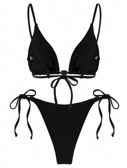 Eclipse Noir Bikini Set - Black