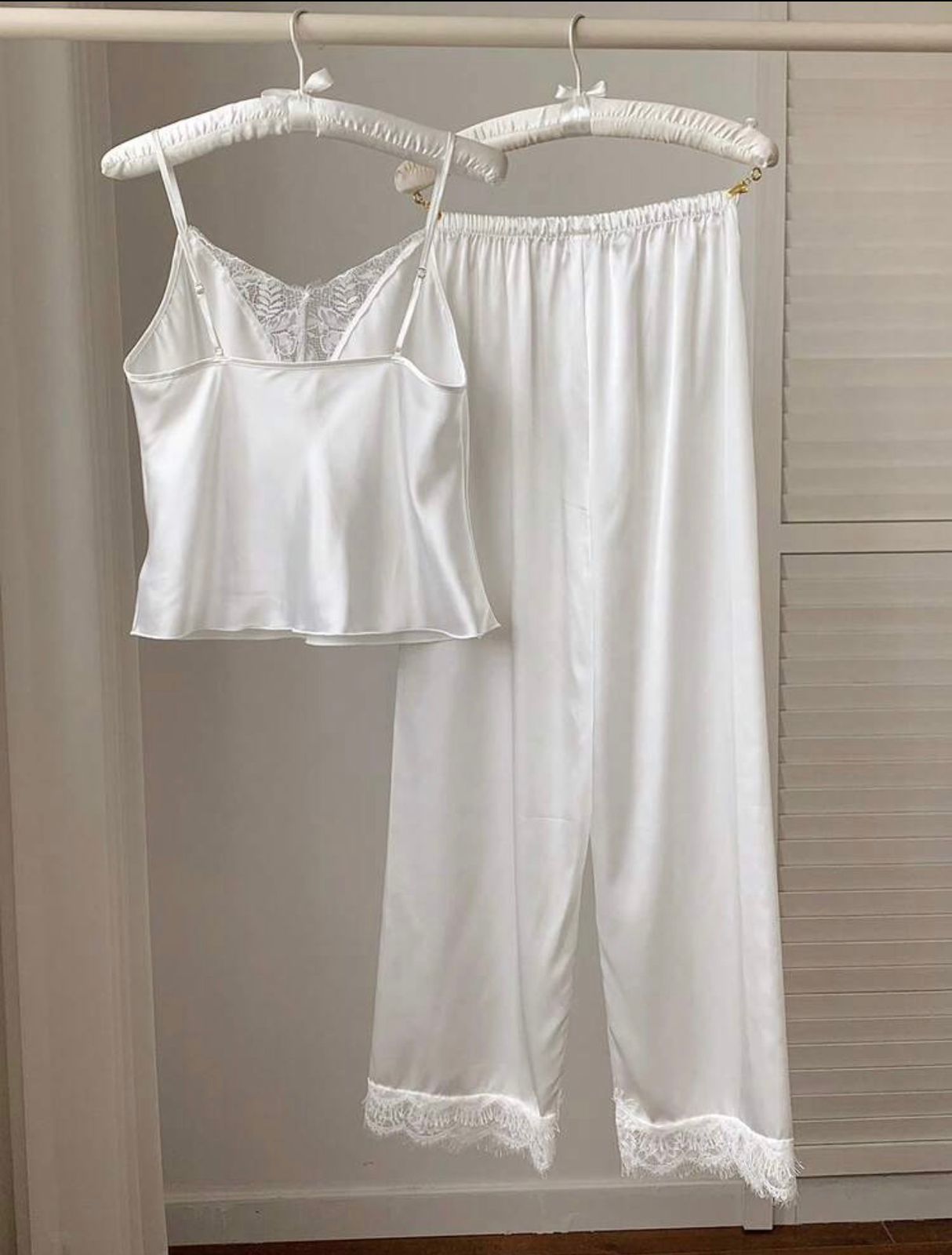 Cancer Long Pants Satin Pajamas