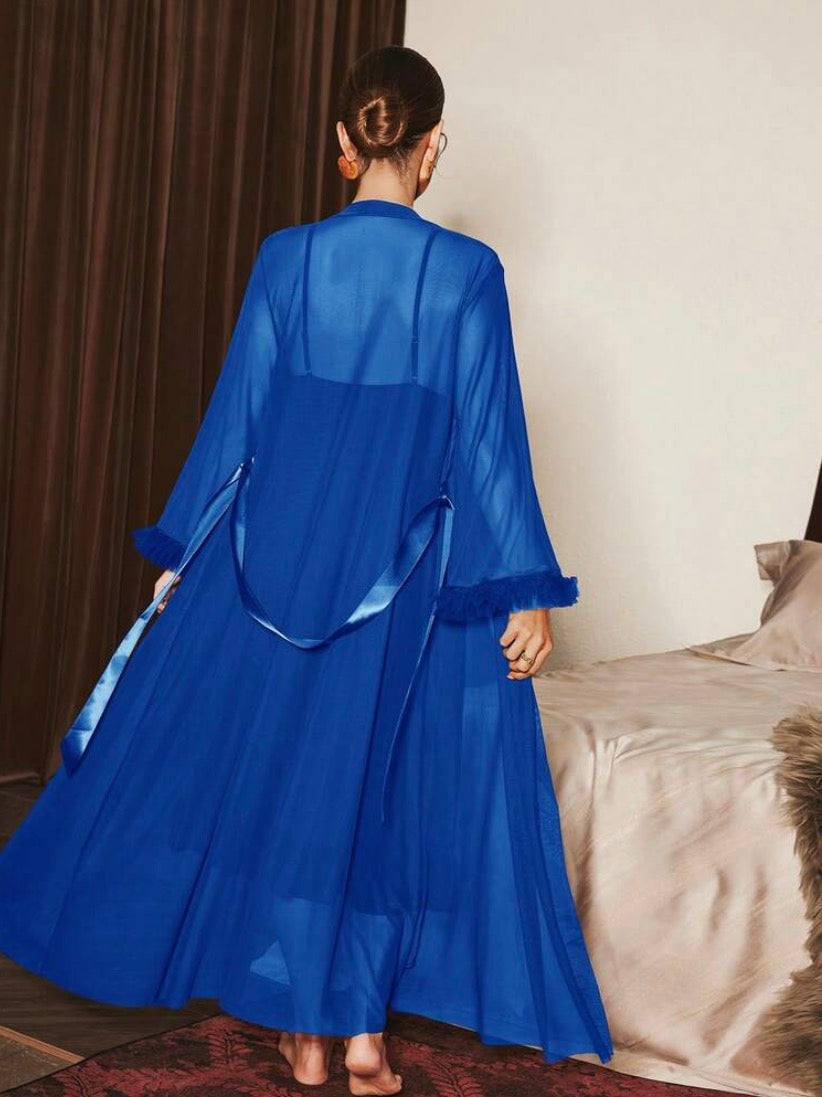 The Velvet Luxury Night Gown Set