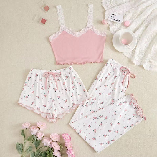 Ghia 3 Piece Long Pants Pajamas