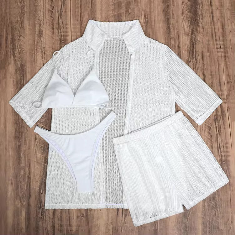 White Muse Resort Bikini 4 in 1