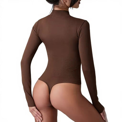 PowerMove Zip Knit Bodysuit