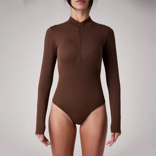 PowerMove Zip Knit Bodysuit
