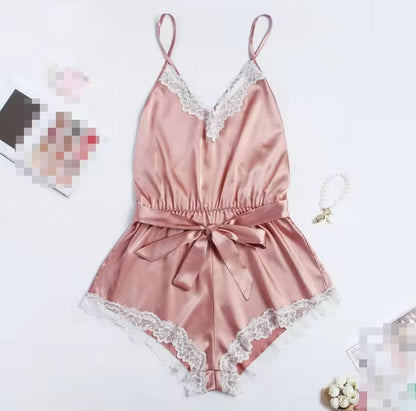 Merauke Lace Jumpsuit Satin
