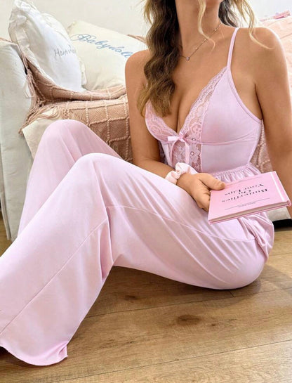 Pinky Two Piece Pajamas - Pink