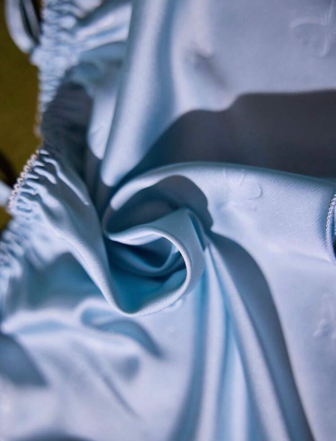 Montelle Silk Pajamas Set - Baby Blue