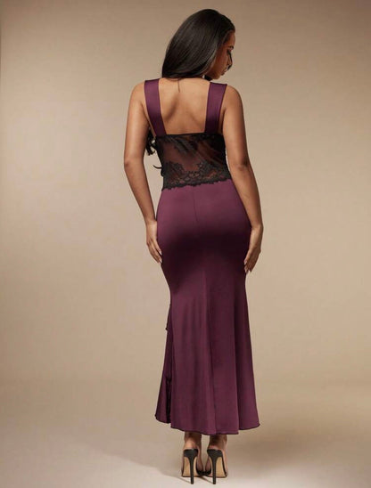 Lazey Lace + Soft Cotton Night Gown