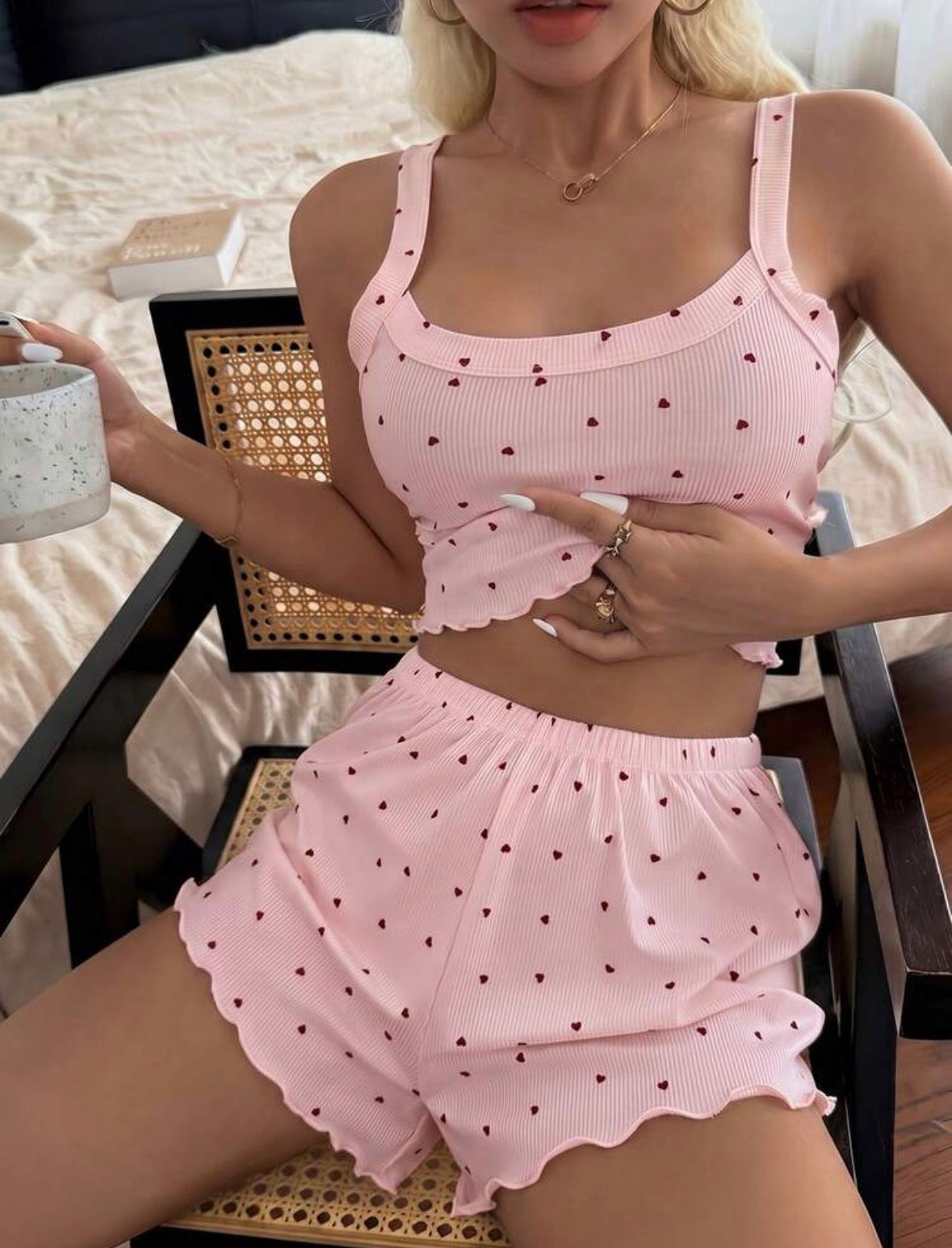 Knit Dot Pajamas — Cozy Comfort & Timeless Charm