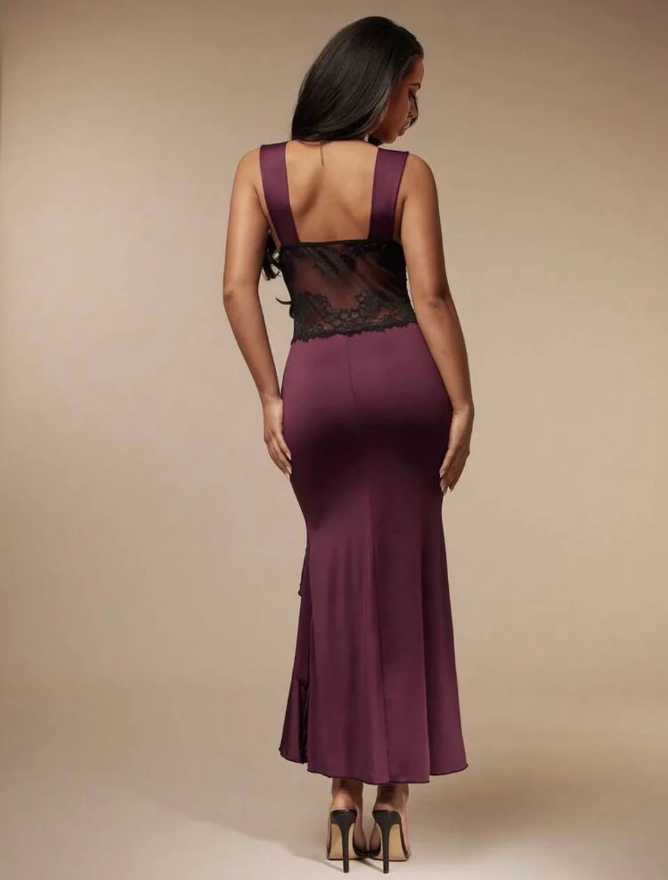 Lazey Lace + Soft Cotton Night Gown