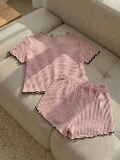 Arcana Knitting Two Piece Pajamas