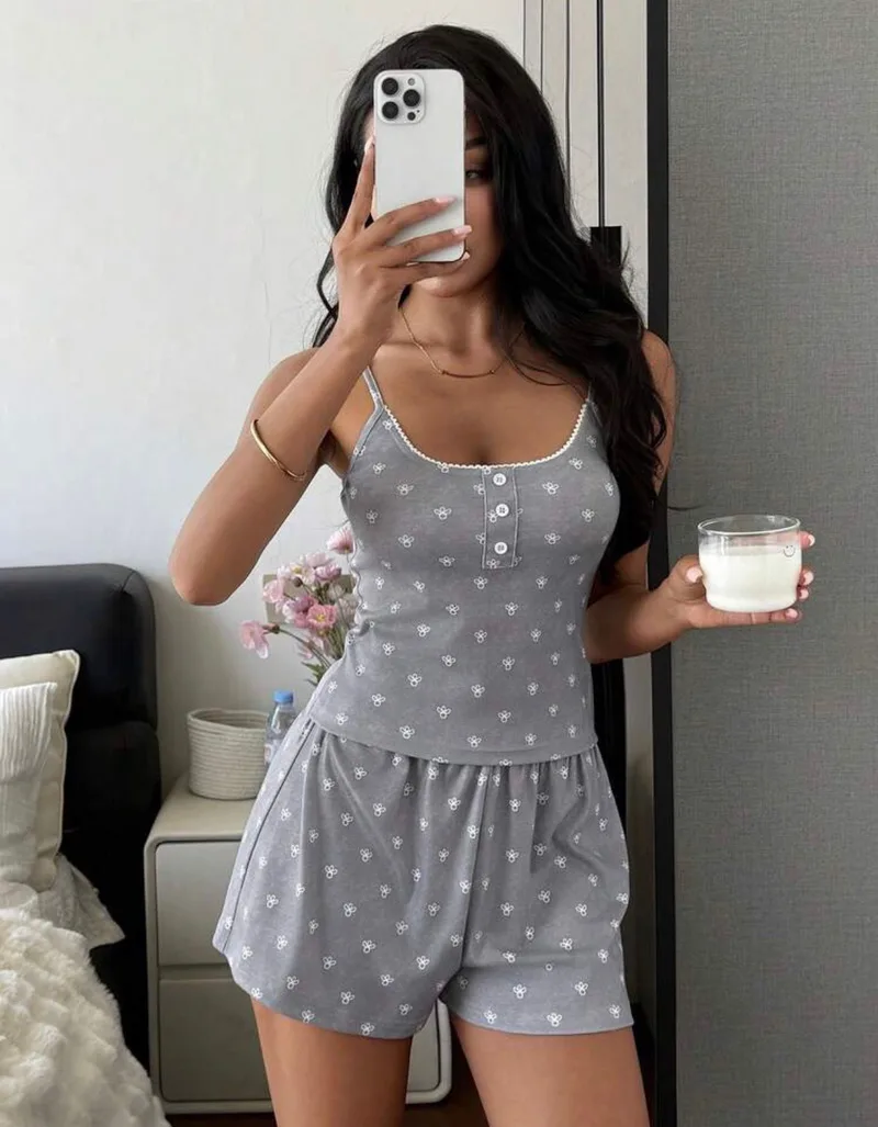 King Soft Gray Two Piece Set