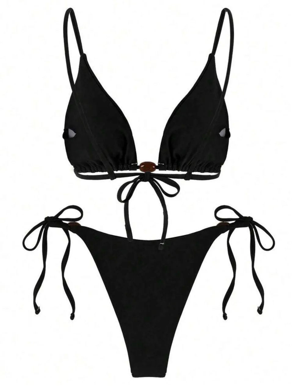 Eclipse Noir Bikini Set - Black