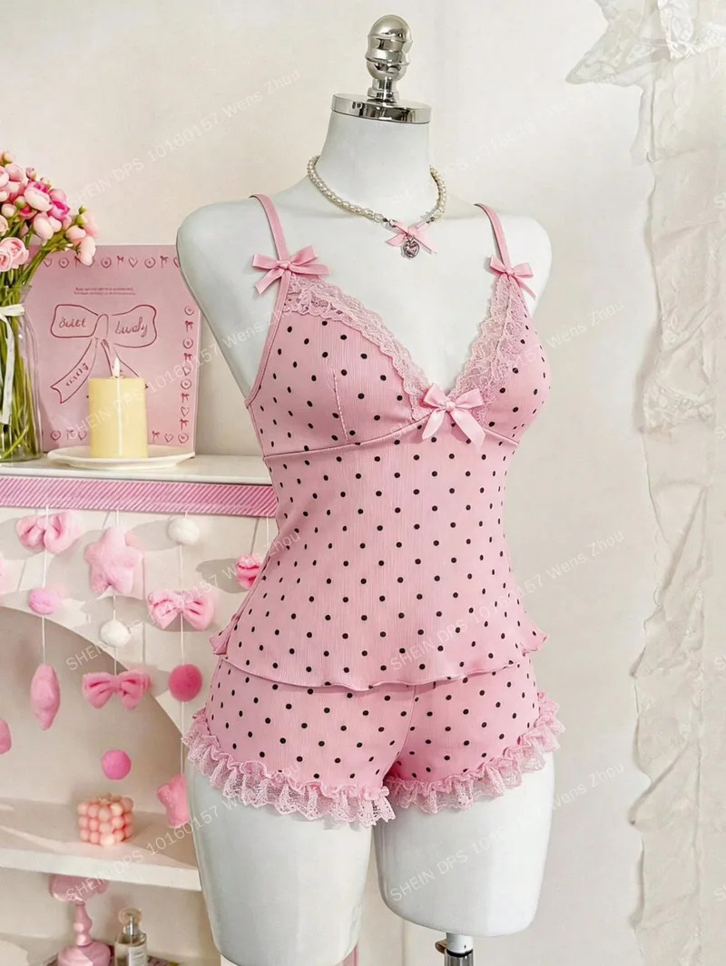 Dayana Baby Doll Polka Set