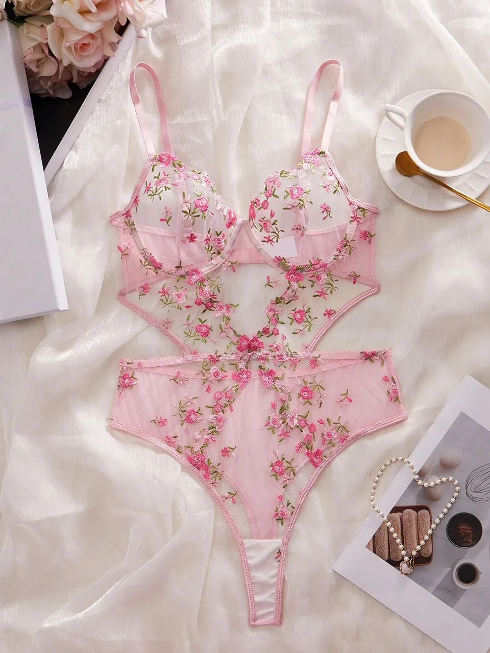 Isla Floral Blossom Bodysuit