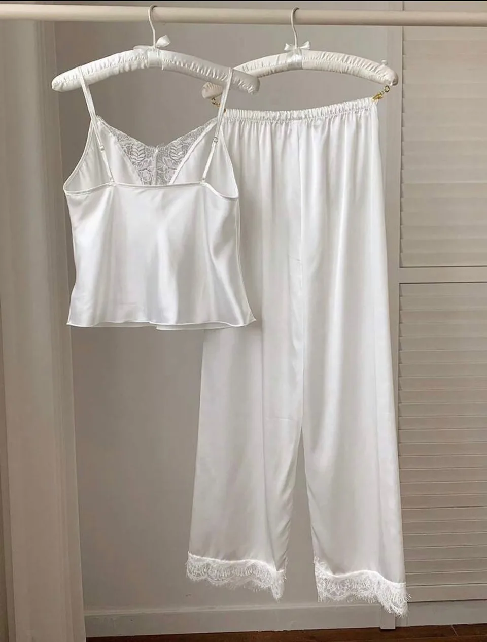 Cancer Long Pants Satin Pajamas
