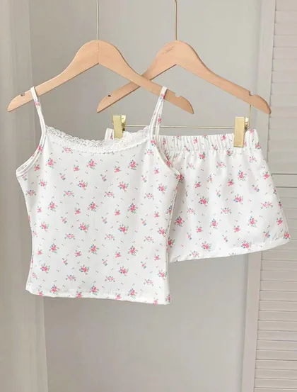 Akara Floral Knit Set