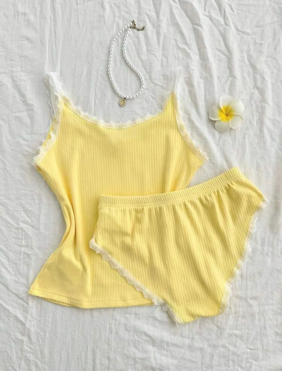 Kisses Knitting Two Piece Pajamas