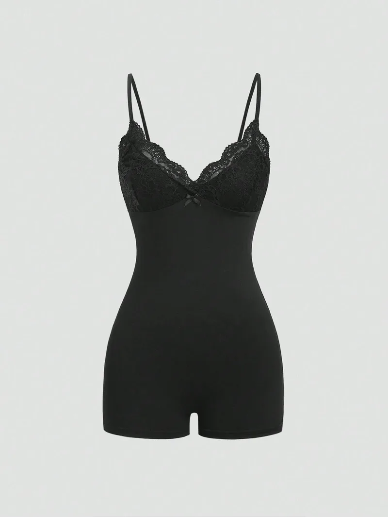 Noir Black Lace Jumpsuit