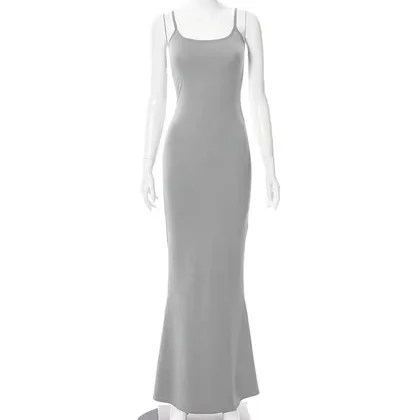 Silver Siren Long Dress