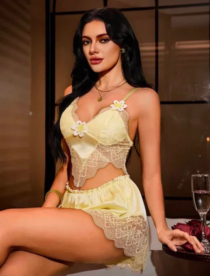 Sunfloral Sexy Two Piece Pajamas