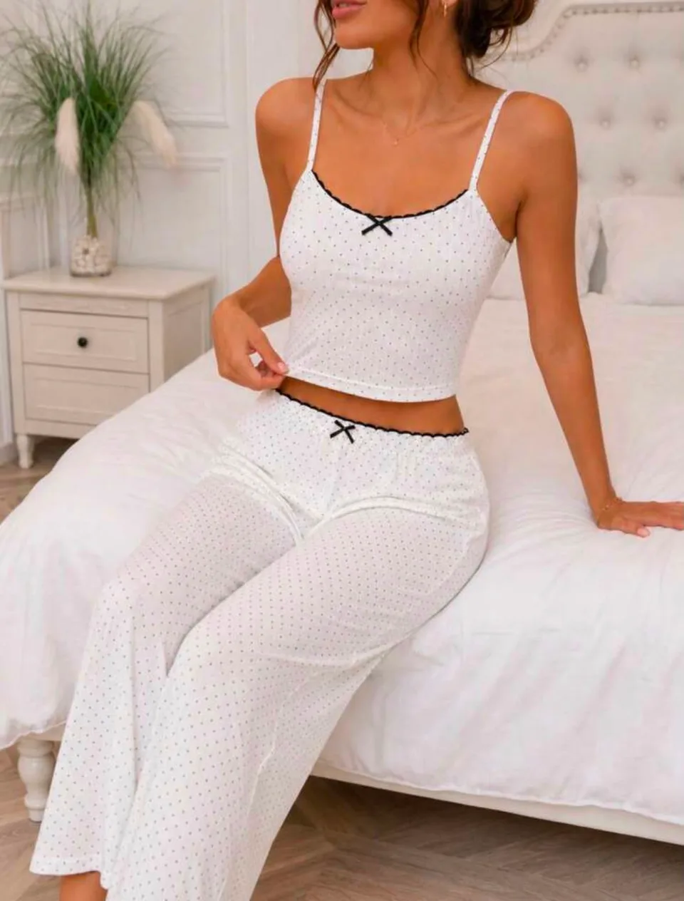 Calma Two Piece Long Pajamas