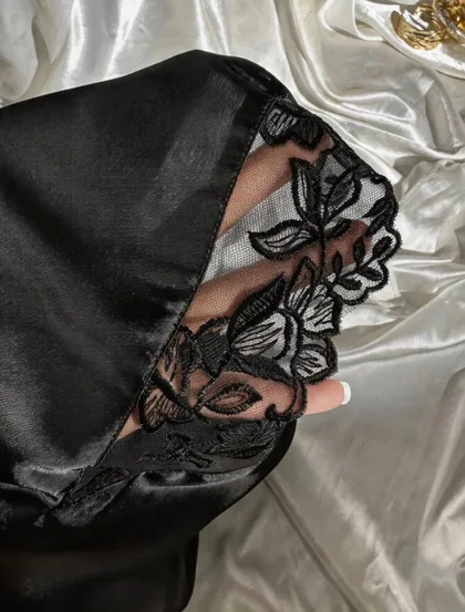 Libia Satin Two Piece Lounge Set