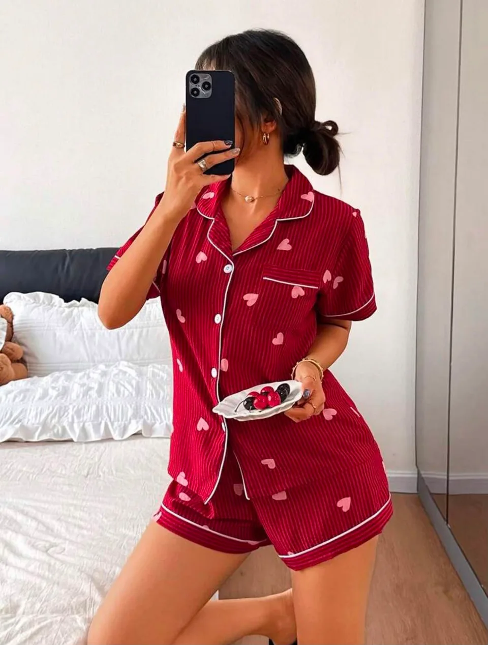 Lovely Poly Two Piece Pajamas