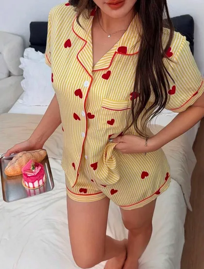 Lovely Poly Two Piece Pajamas