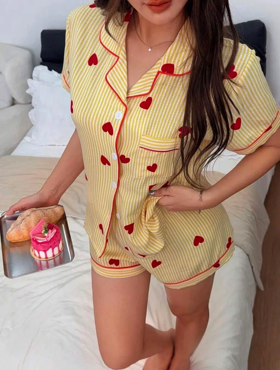 Lovely Poly Two Piece Pajamas
