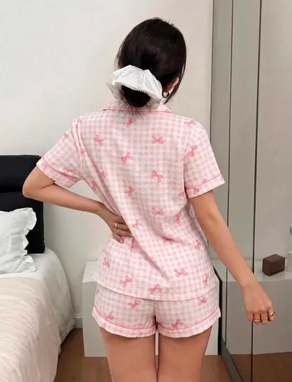 Kila Ribbon Two Piece Pajamas