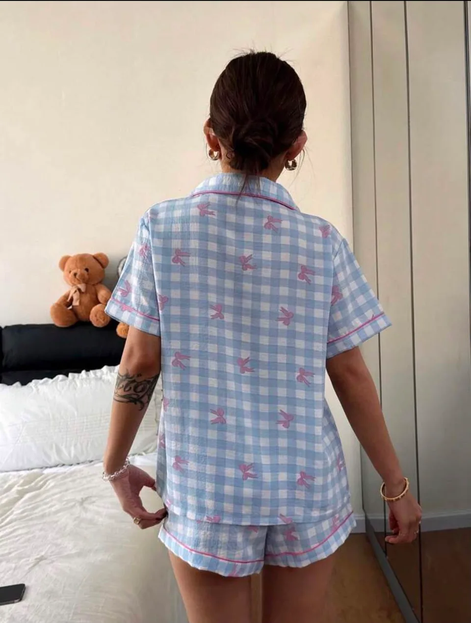 Kila Ribbon Two Piece Pajamas