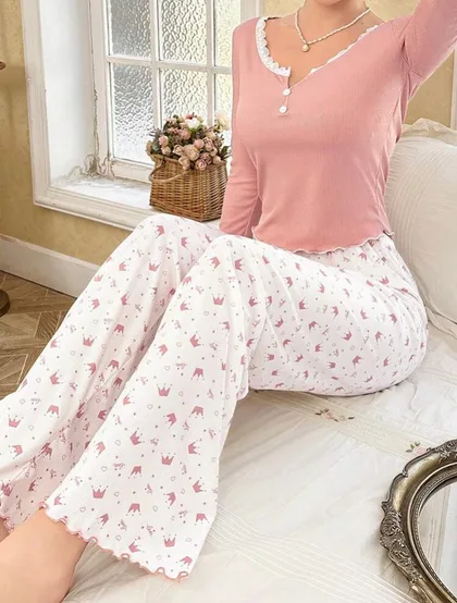 Nate Knitted Long Wear Pajamas