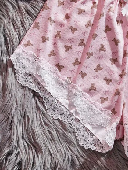 BearTape Two Piece Pajamas